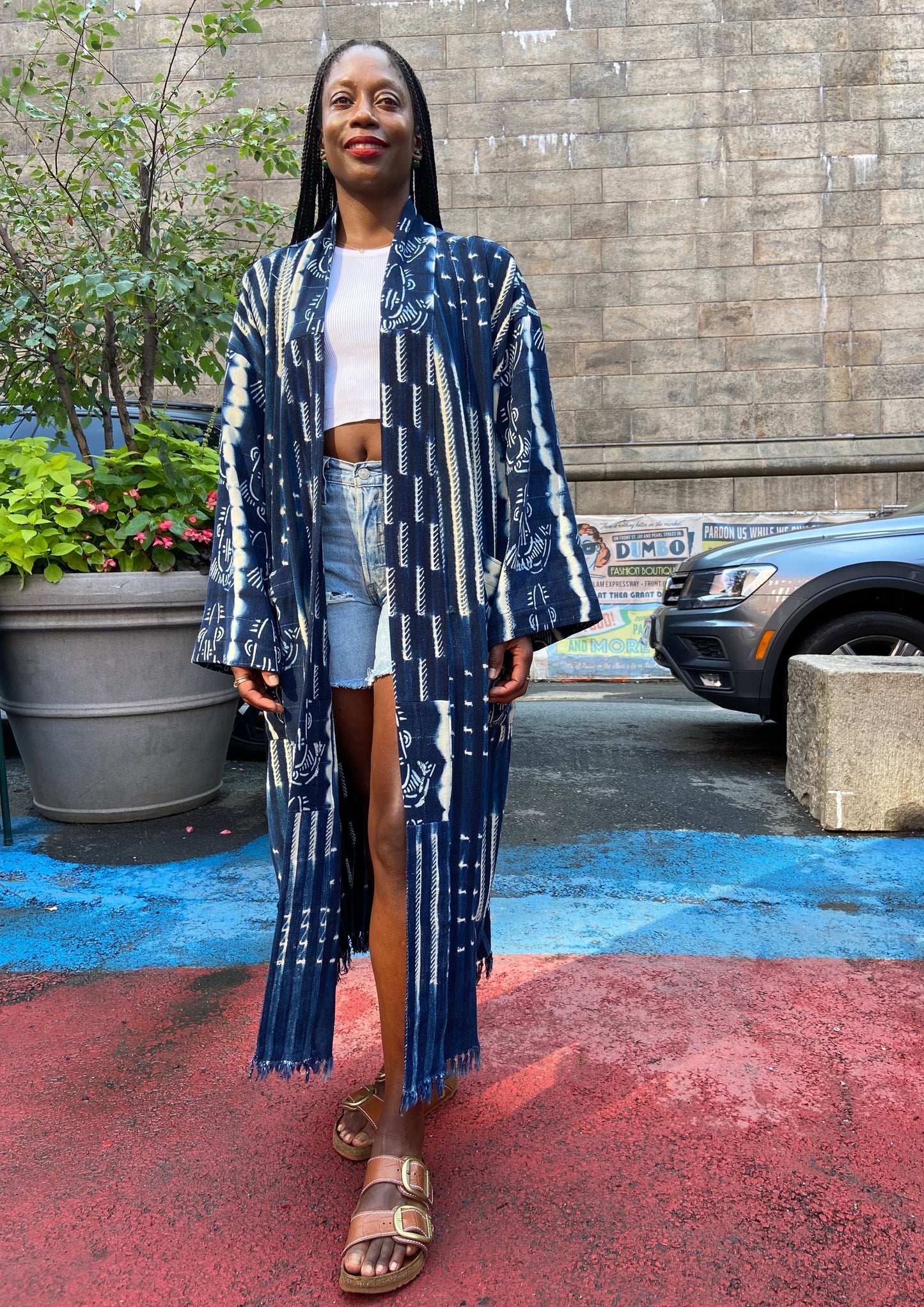 The Vintage Mudcloth Kimono
