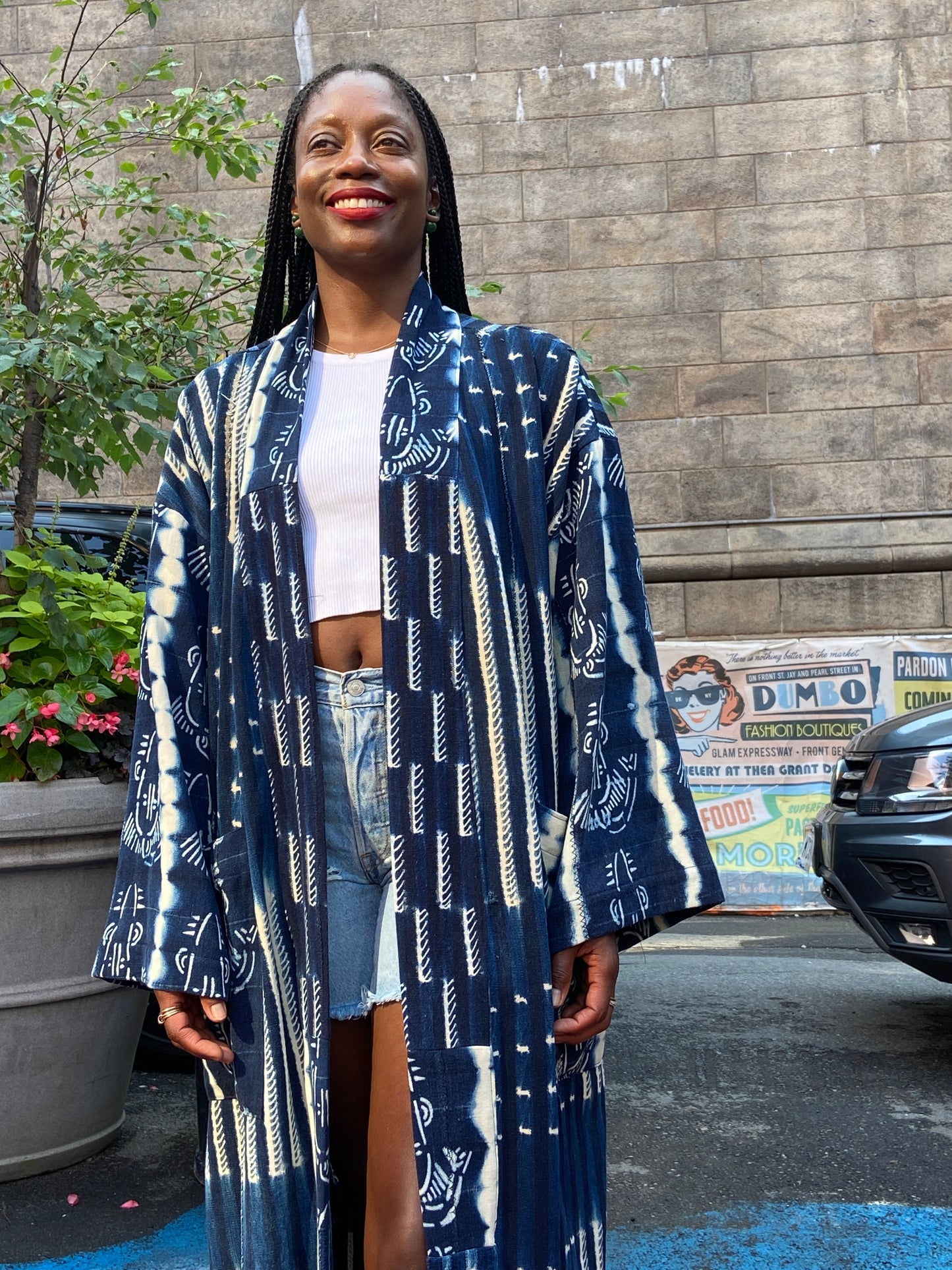 The Vintage Mudcloth Kimono