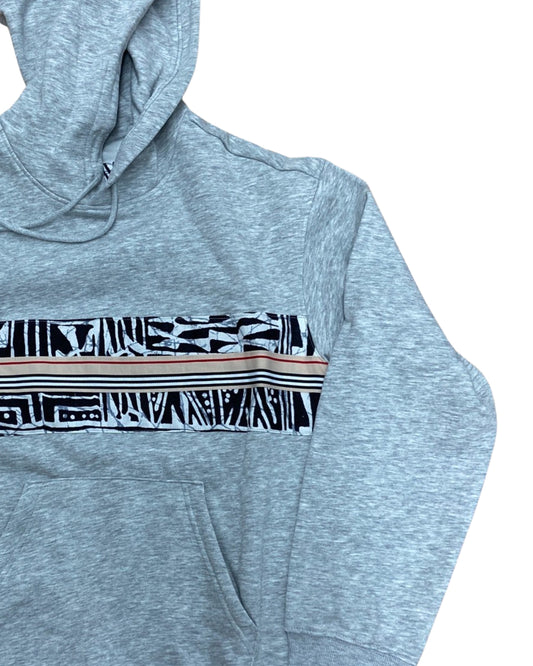 Linear  Grey Hoodie